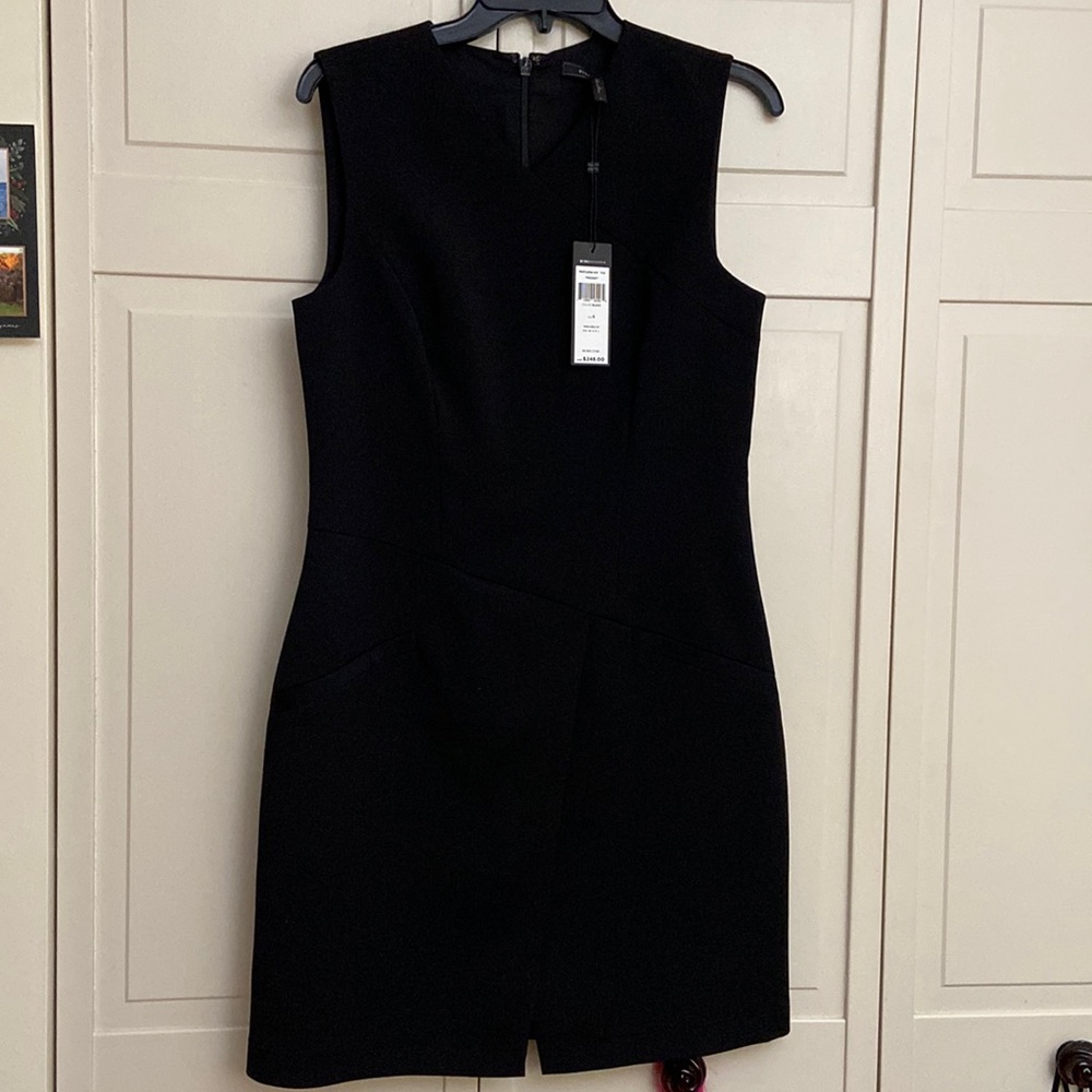 BCBGMaxAzria Phoeby Black Tunic Top Size S NWT